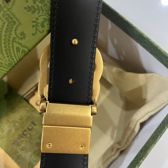 Gucci Double G Reversible Belt Sz 90cm - Picture 4 of 6